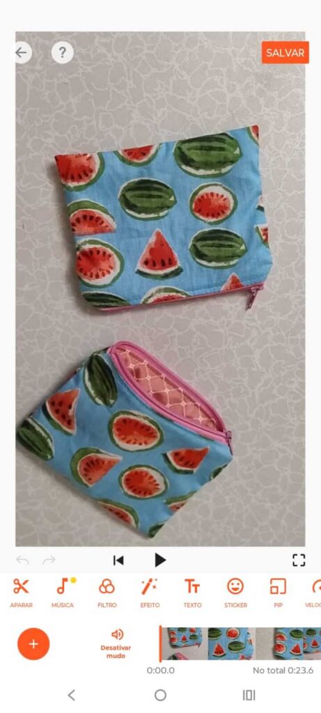 Print do aplicativo do vídeo grátis para celular YouCut