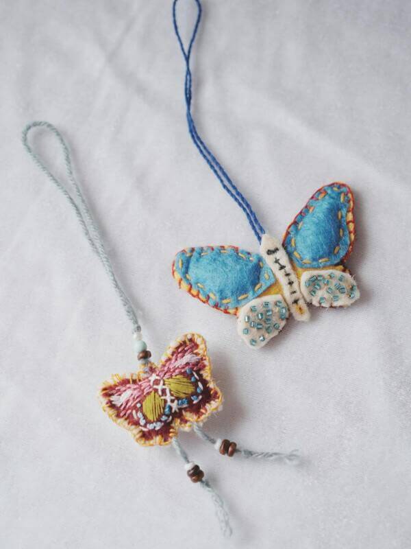 Foto de artesanato chaveirinhos de feltro